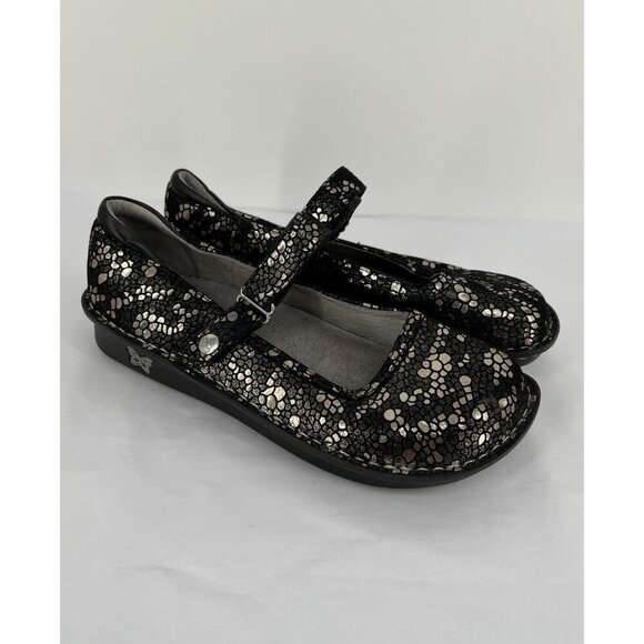 ALEGRIA Belle Gold Mosaic Mary Jane Comfort Shoe Size EU 39 US 9 BEL-780 - Picture 13 of 13